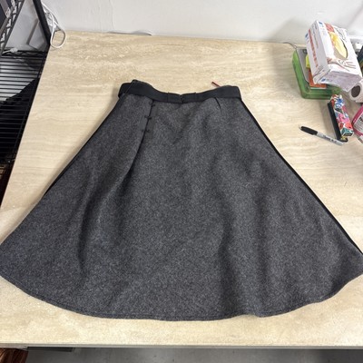 スカート PRADA Gray Wool Skirt IT40 Prada Grey Wool Skirt Size 40 | eBay
