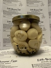 Free To Fly' British Pickled Sweet and sour 25Quail Eggs in 500ml🫙homemade Deli