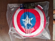 Chewy Marvel Captain America Sheild Round Plush Dog Toy