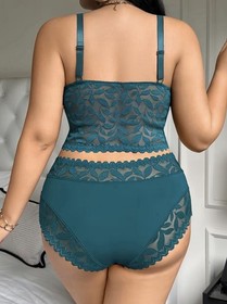Plus Size Sexy Lingerie   Bra N Boy shorts Underwear Set 4XL See Chart