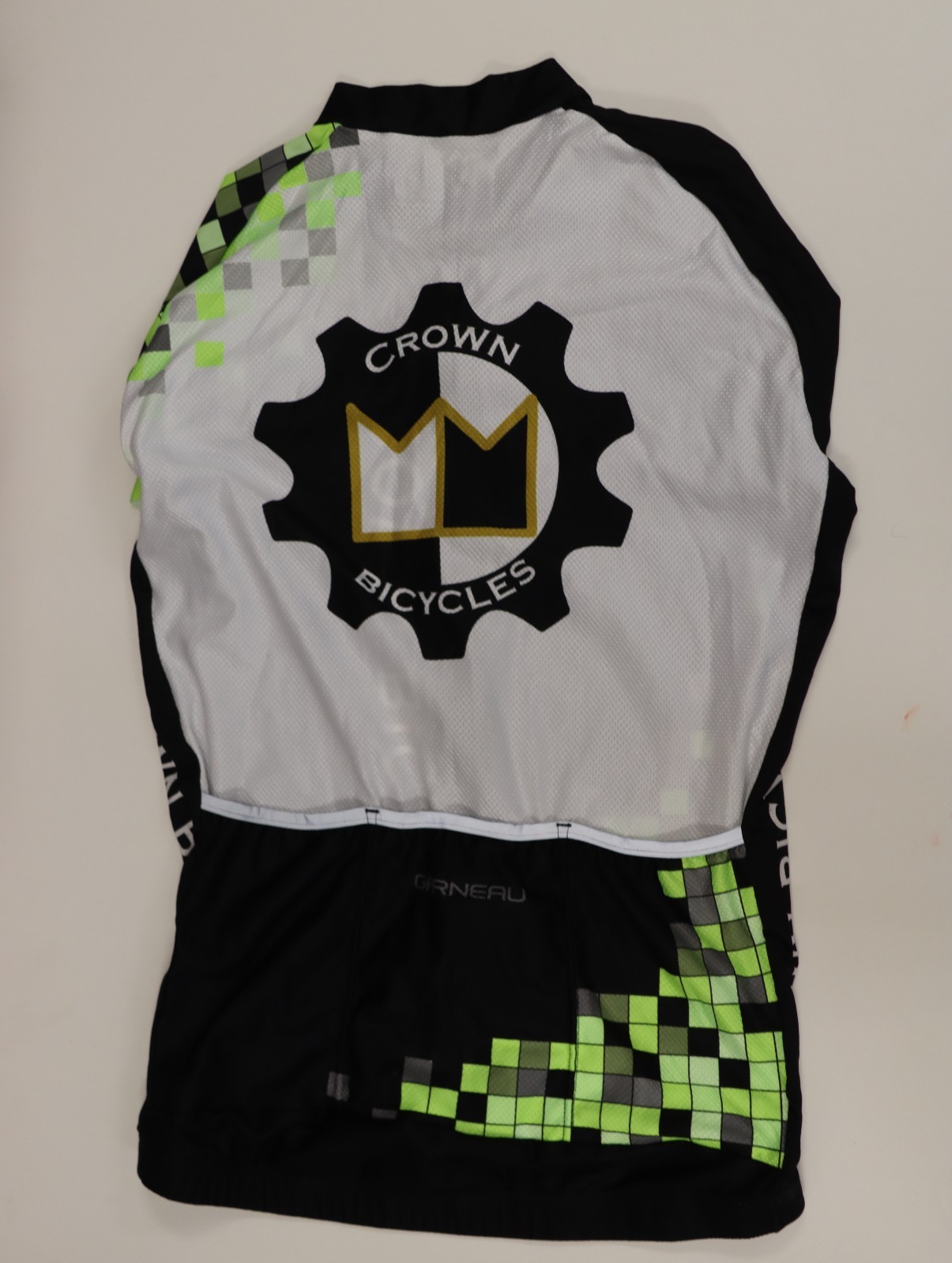 Louis Garneau Race Men's Short Sleeve Cycling Jersey Black/Neon Size Small