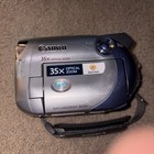 Canon Dc210 Camcorder - Silver blue