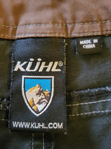 Kuhl Damen Outdoor Wander Hose grün gerades Bein Stretch Knie Abnäher Gr. 12 - Bild 4 von 9