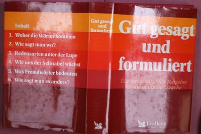 366705 Digest Verlag Readers GUT GESAGT UND FORMULIERT Verlag Das Beste Ein