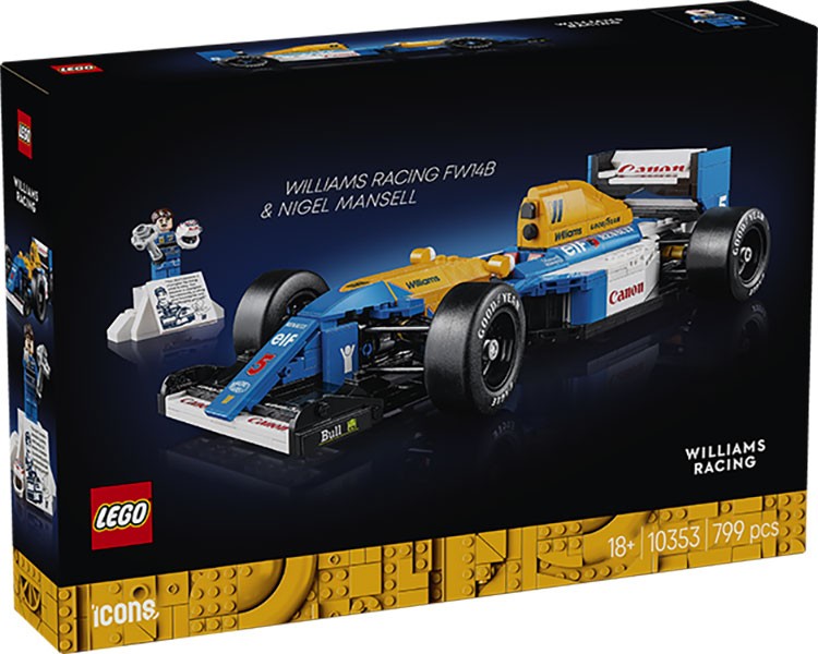 LEGO Icons 10353 Williams FW14B & Nigel Mansell | Edizione Limitata