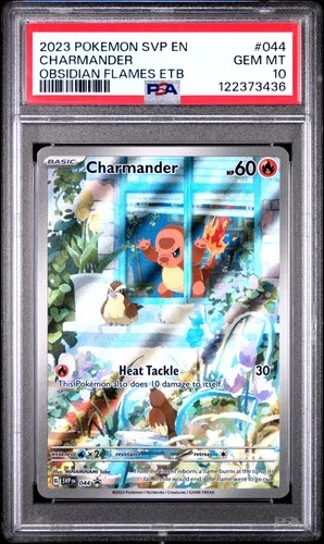 2023 POKEMON SVP EN-SV BLACK STAR PROMO #044 CHARMANDER PSA 10