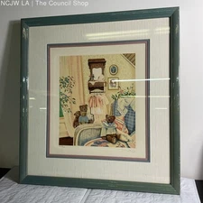 "The New Arrival" by Susan Rios Framed Serigraph on Paper (38/100) SIGNED