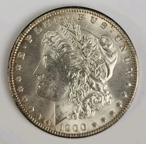 1900 Morgan Silver Dollar  90% SILVER  $1 Coin AU