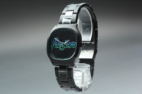 MINT Seiko Alba Fusion VJ21-KEG0 Luminous Black Square Quartz Mens Watch JAPAN - Picture 5 of 14