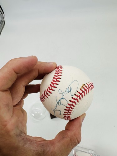 Vintage RPB-X Yarn Roger Clemens Signed American League Autographed Baseball - Picture 5 of 6