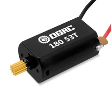 OGRC 180 Brushed 53T Motor with 11T Stainless Steel Pinion for TRX4M 1/18 RC ...