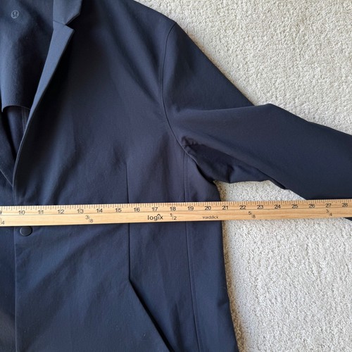 Lululemon New Venture Blazer Mens Large Navy Stretch Lightweight Jacket $198 - Picture 6 of 16
