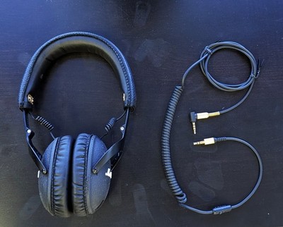 Marshall Monitor I Black Over-Ear Headphones – 1st Gen Studio