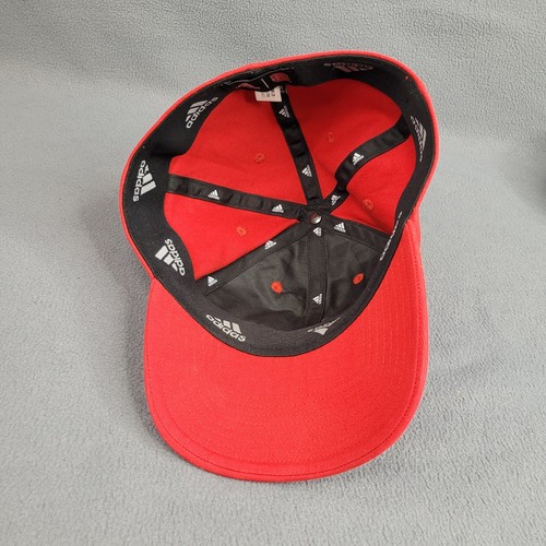 Adidas NC State Wolfpack Performance Golf Hat Mens OSFA Red A-Flex - Picture 6 of 8