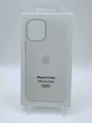 Original Apple iPhone 12 mini Silikon Case Hülle MagSafe Weiß MHKV3ZM/A