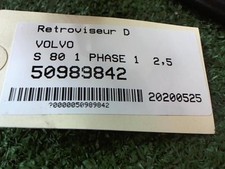 Retroviseur droit (ou coque) Volvo S80