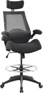 BOLISS Drafting Tall Office Chair 400Lbs High Back Wide Standing Desk Chair Comf