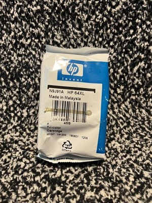 Genuine HP 64XL High Yield Ink Cartridge Tri Color (N9J91AN) Date: June 2020