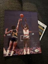 Quinn Buckner signed 8 X 10 Photo JSA Authenticated COA Indiana Hoosiers IU 1976