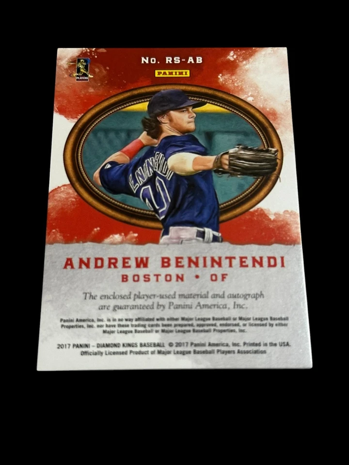 2017 Panini Diamond Kings - Dk Rookie Signatures Andrew Benintendi #RS-AB /99  - Image 2 of 2