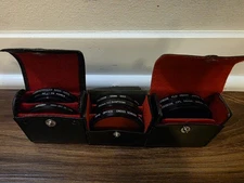 Lot Of 7 Lens Covers Filters Toyo Soften Telesor Tiffen Zeikos (View Pics)