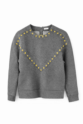 Authentic *CLG* Versace Collection G34518 Star Studded Sweatshirt - S