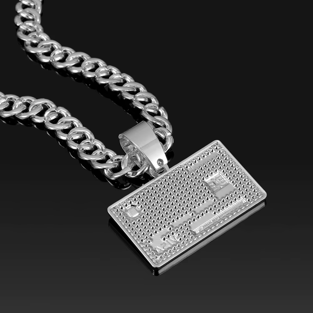 Men's CREDIT CARD Pendant 13mm 20