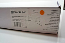 Glacier Bay Pull-Down Sprayer Kitchen Faucet Single-Handle in Matte Black Finish