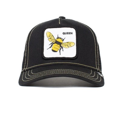 Goorin Bros  The Queen Bee  Trucker Baseball Hat   Black   NWT