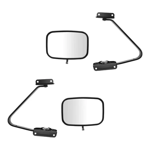 TRQ MRA04904 Manual Side View Mirrors For Ford F-150 80-96 LH OR Right FO1320101