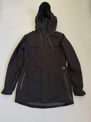 Women Volcom Jacket Black Polyamide XL