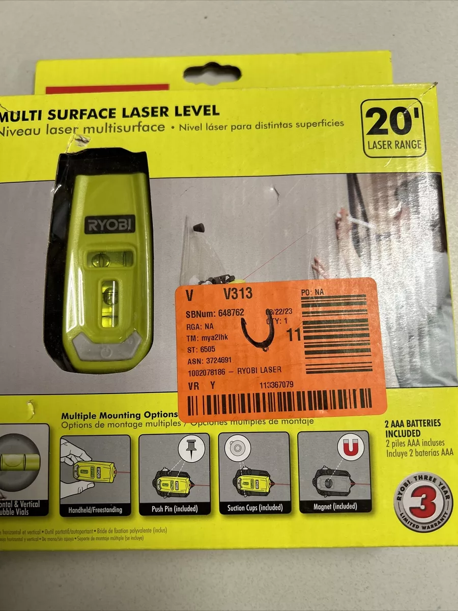 RYOBI ELL1750 Multi Surface Laser Level