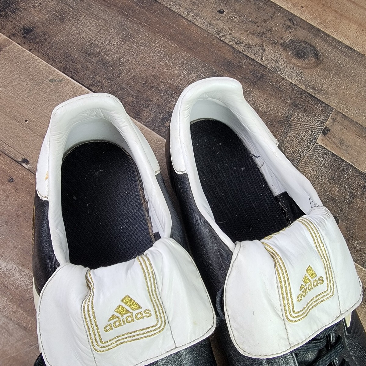 ADIDAS 7406 XTRX SG Blue Leather Vintage Mens Soccer Cleats