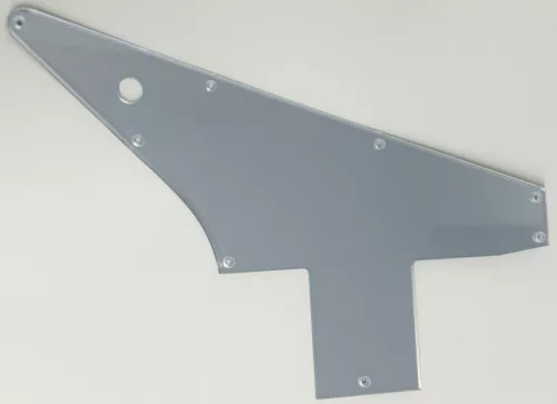 1 Ply Silver Mirror Pickguard Fit Gibson 76 Explorer Re-Issue Style Guitar Parts