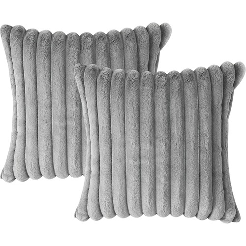 2er SET Kissenbezug Cord Samt Bezug Kissenhülle Deko Kissen 30x50/45x45/50x50 cm - Bild 33 von 35