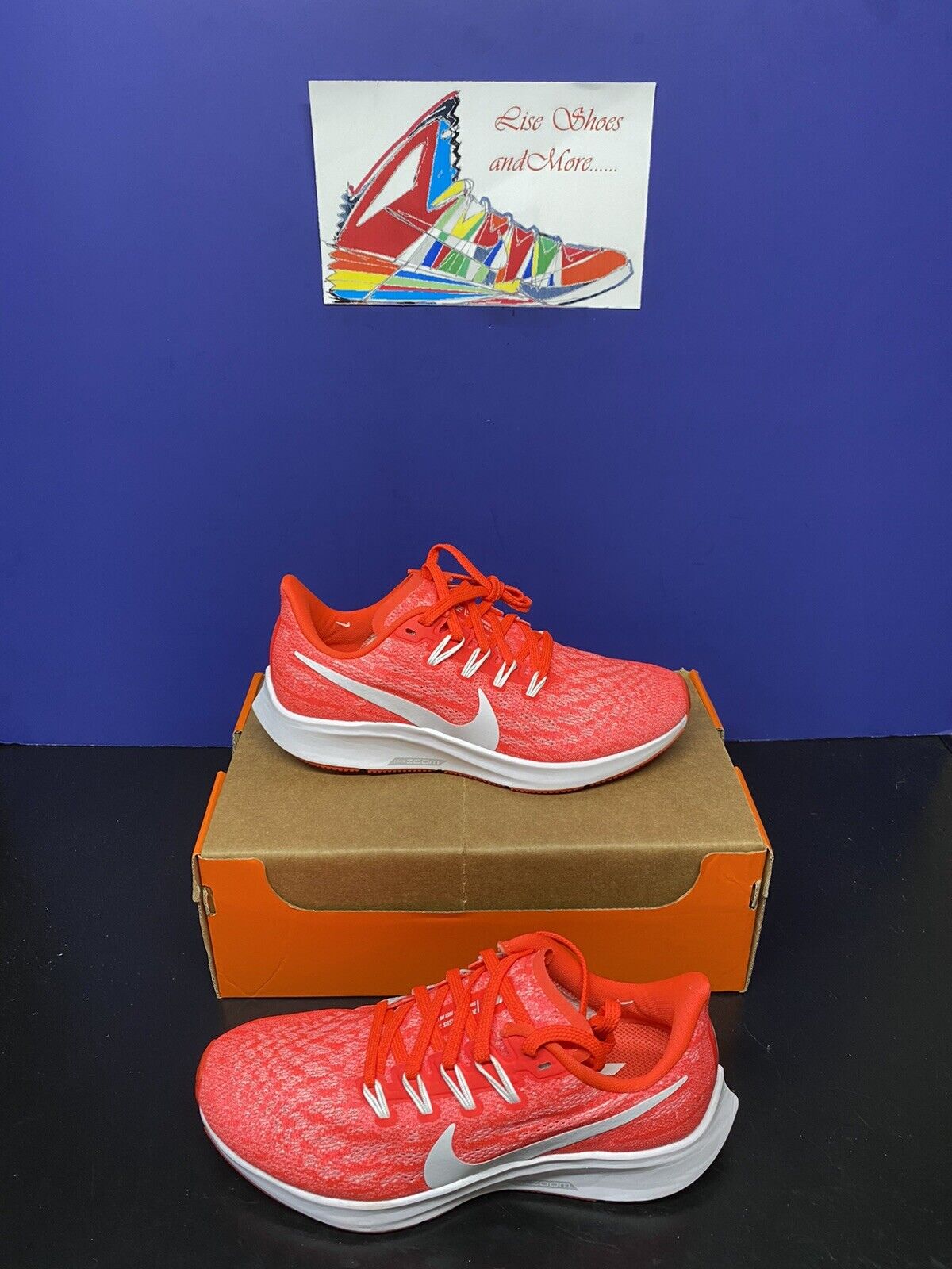 Size 5.5 - Nike Air Zoom Pegasus 36 Laser Crimson Platinum Tint ...