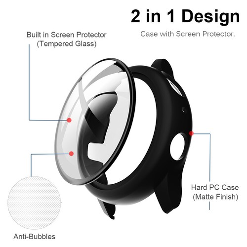 For Samsung Galaxy Watch 7 6 5 4 Active 2 40mm 44mm Screen Protector Case Cover - Picture 5 of 15