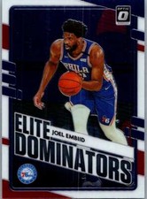 2020 Joel Embiid #25 Donruss Red White Blue 76ers Elite Dominators MBKC#29