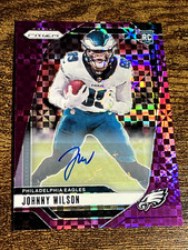 JOHNNY WILSON JR 2024 Panini Prizm Purple Power Rookie Auto /49 #355