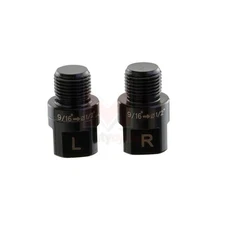 Bicycle Pedal Adapter Extender 21mm Fits 9/16" Cranks & 1/2" Bike Pedals MTB BMX