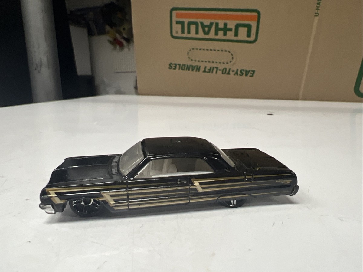 Hot Wheels - Black /Gold 1964 Chevrolet Impala (loose) | eBay