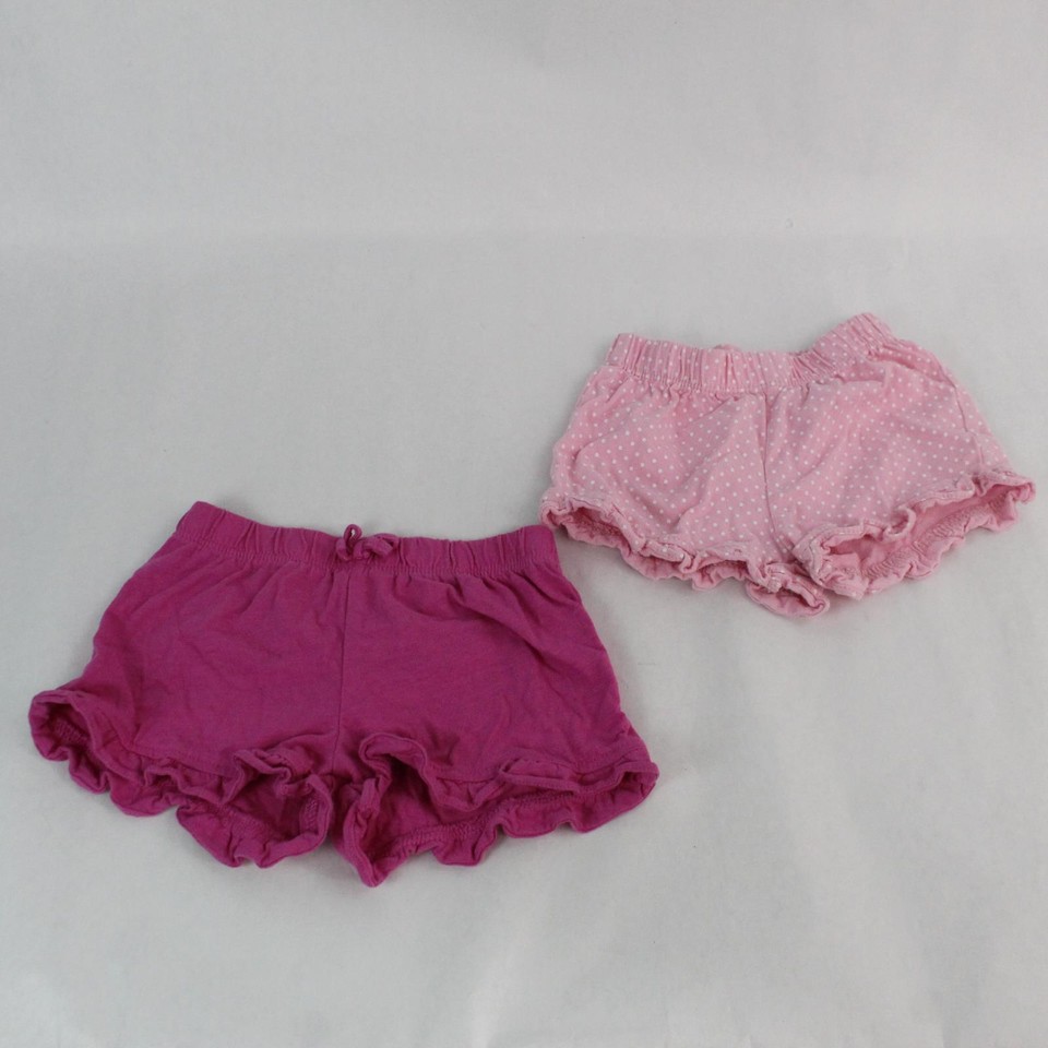 Lot of 6 Multicolor Baby Girl's Shorts Infant Size 12 Months eBay