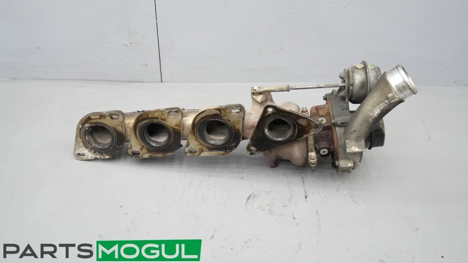 Оригинальный левосторонний турбокомпрессор коллектор турбонагнетателя Mercedes W218 CLS550 E550 M278 - Изображение 4 из 4