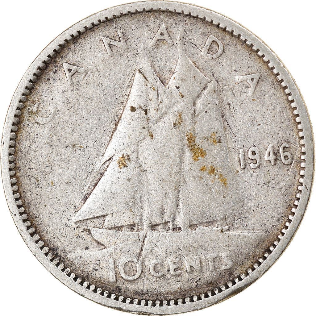 カナダコイン　10セント 海外古銭 カナダ/10セント硬貨/10CENTS/ダイムの通販 by ゆこ's