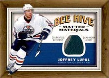 2006-07 Upper Deck Beehive Matted Materials Joffrey Lupul Jersey 1 Color #MM-JL