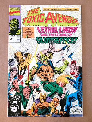 Toxic Avenger 4 Jul 1991 Lethal Linda Troma Film Adaptation Marvel NM