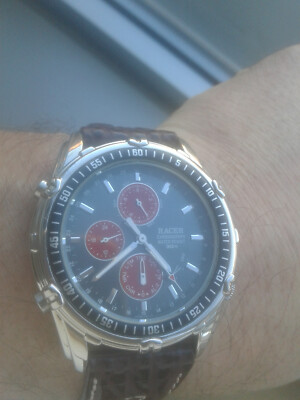 Racer Orient W50730-30 Chronograph Uhr Vintage Kollektion Uhr Nos Montre Reloj