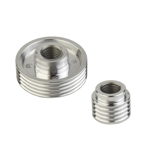 Silver Tone Planer Cutter Head Pulley for 1900 Electric Planer Set of 2 - Picture 5 of 12