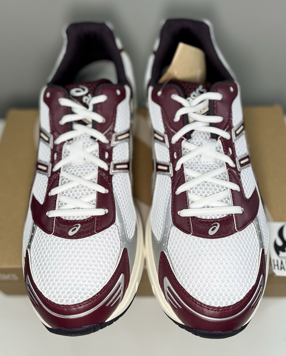 りん NEW ASICS Gel 1130 'White Burgundy' | Men's Size 14