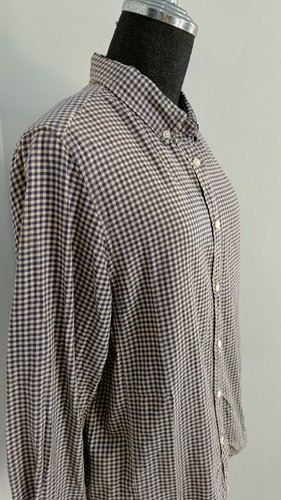 Niko and ... by ISSEY MIYAKE 4 brown blue checks unisex shirt small - Picture 6 of 14
